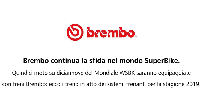 Brembo continua la sfida nel mondo Superbike!