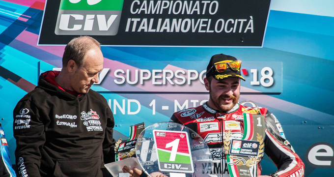 CIV 2018 – Parte la stagione e Manfredi del Team Rosso e Nero conquista la leadership.