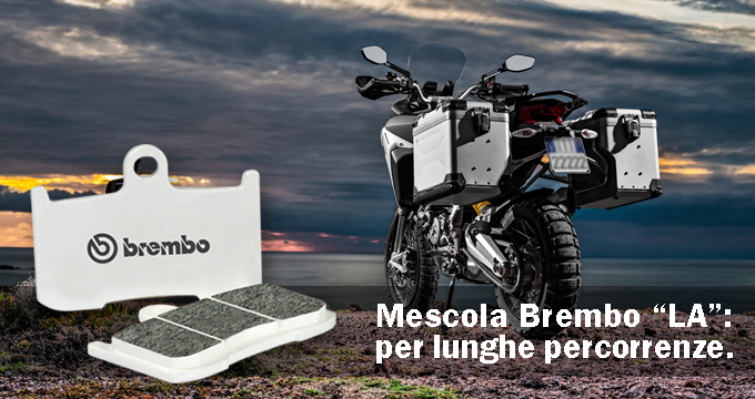 Brembo mescola “LA”: ideale per lunghe percorrenze.