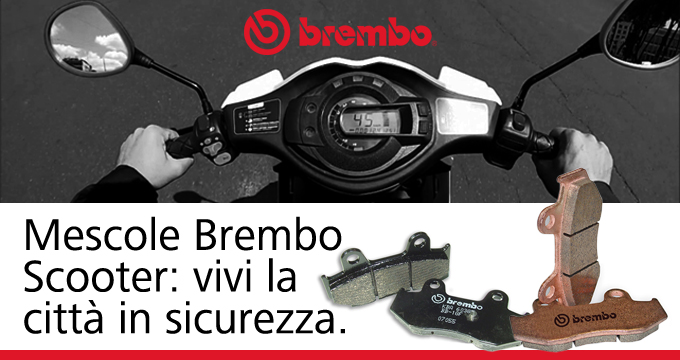 Brembo Mescola XS: la pastiglia ideale per scooter e maxi scooter.