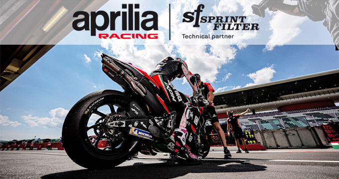 Si rinnova la collaborazione tra Sprint Filter e Aprilia Racing!