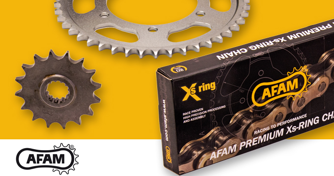 Prestazioni e leggerezza? Il Kit AFAM passo 520 è la soluzione ideale per la tua moto!