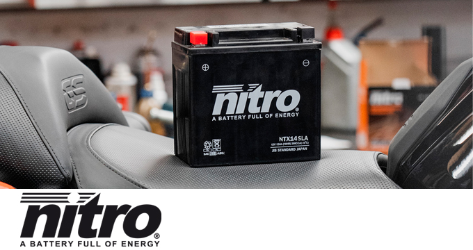 Batteria Nitro: ideale per la tua moto.