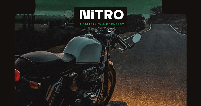 La batteria Nitro è il ricambio ideale per la tua moto.